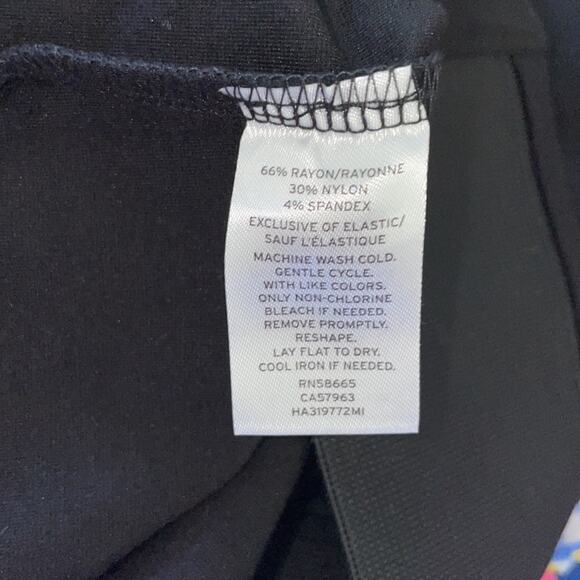 NWT Halogen Womens Black Elastic Waist Pull-On Stretch Leggings Pants - Picture 4 of 5